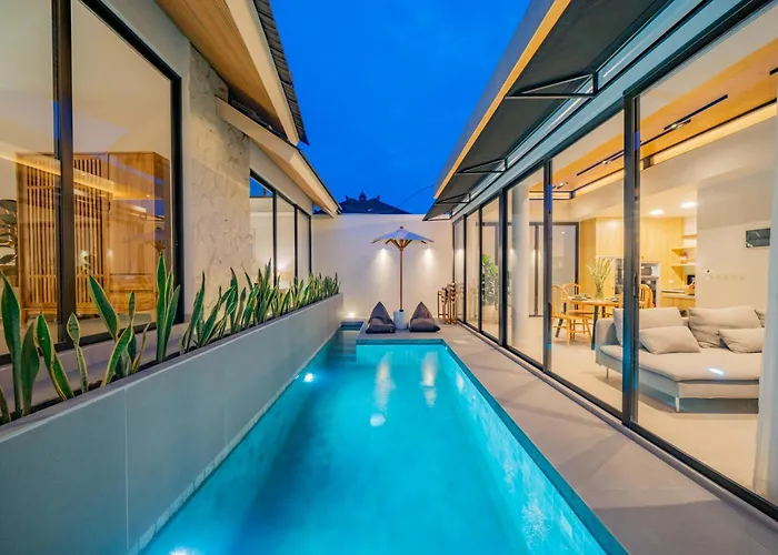Umah Jerapah Canggu, Exquisite Brand New 2br - 10 Minutes To Batu Bolong ヴィラ *